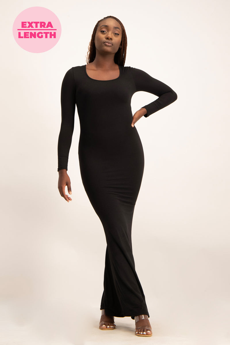 XTRA LENGTH Long Sleeve Lounge Maxi Dress Imprecca XTRA LENGTH Long Sleeve Lounge Maxi Dress Imprecca