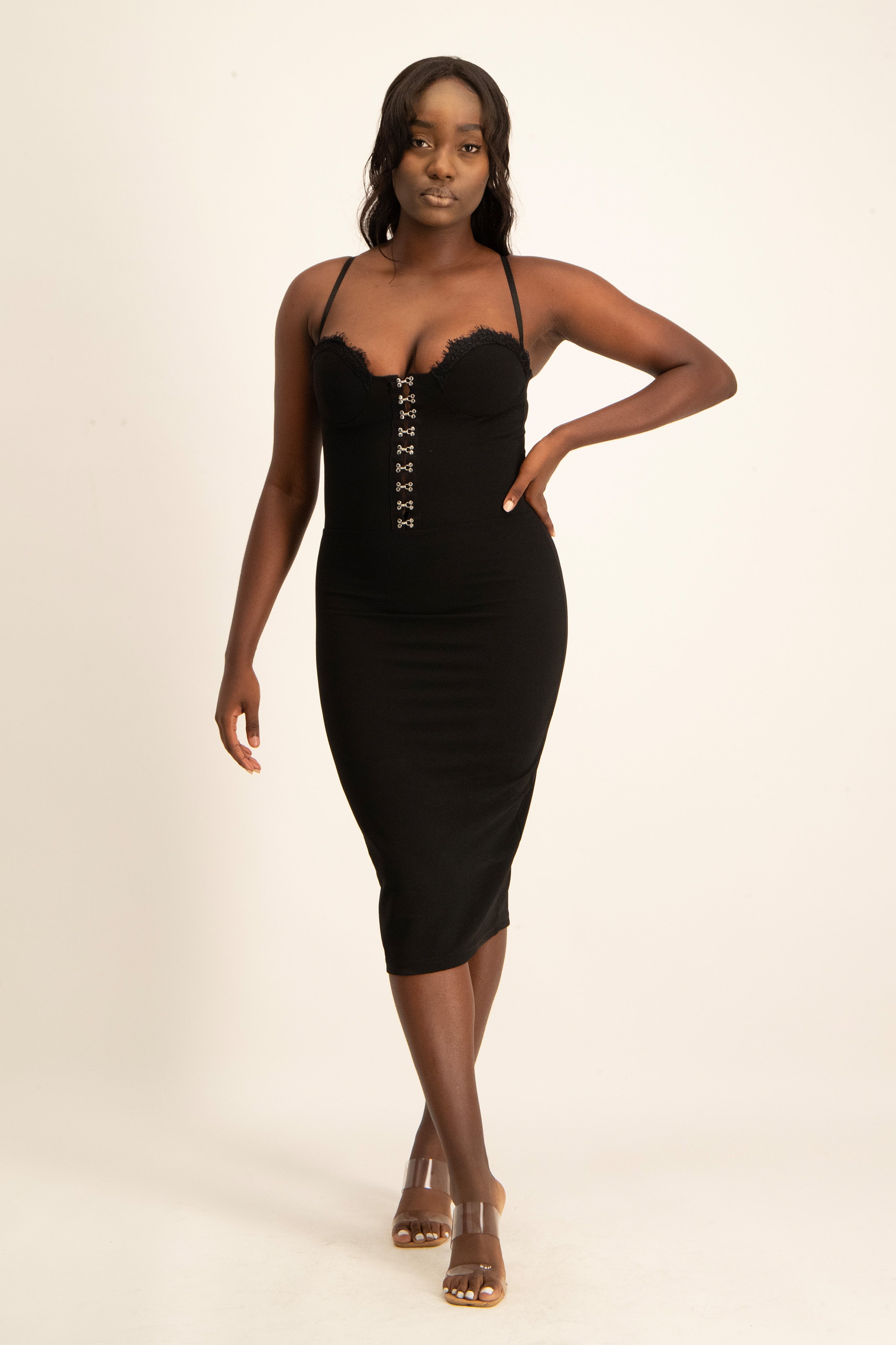 Maxi Dress Criss Cross Bodycon Dress Isla Black Pearl Sling Bodycon Midi Dress L Maxi Dress Criss Cross Bodycon Dress Isla Black Pearl Sling Bodycon Midi Dress L