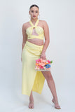 Sarong Skirt with Knot Detail