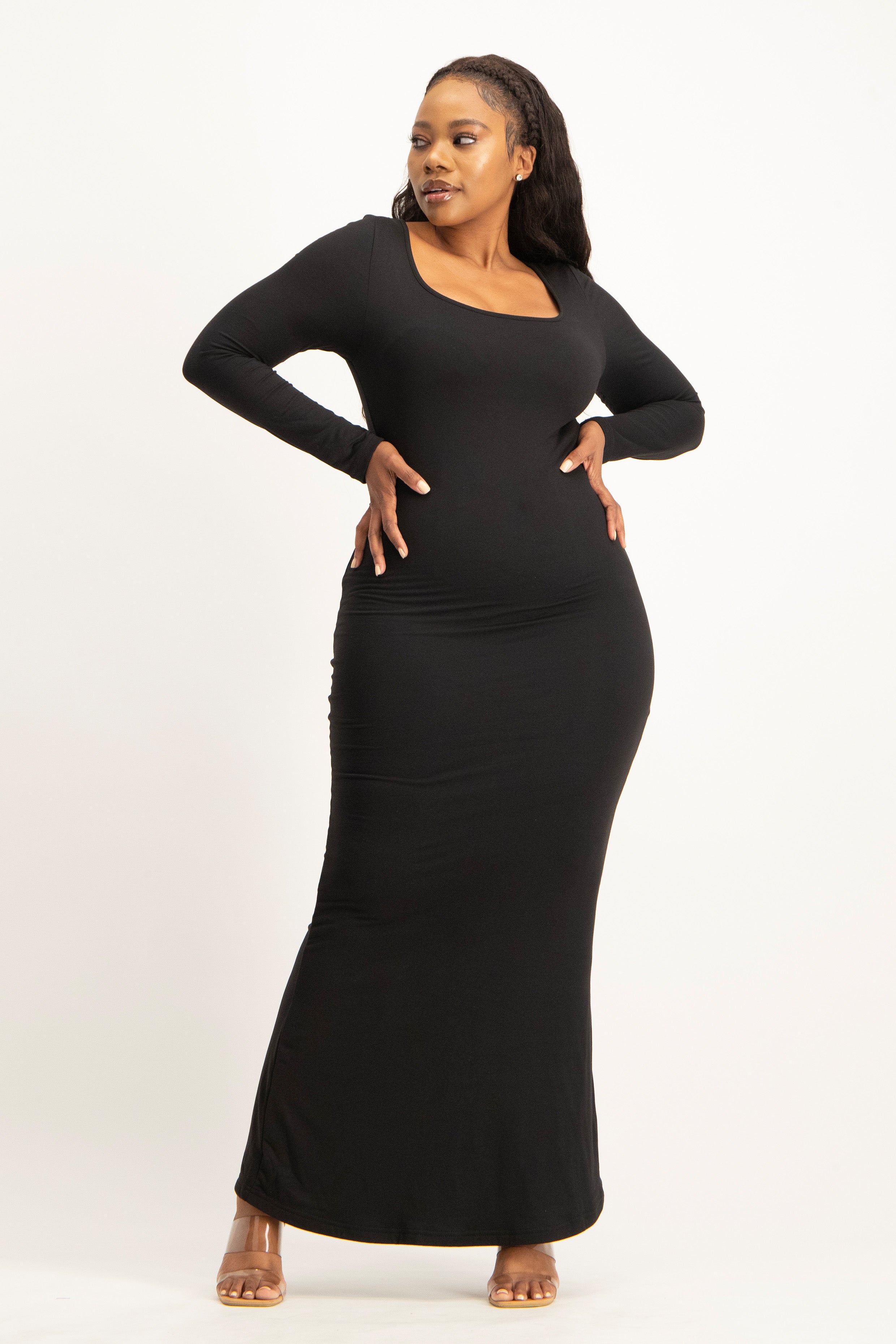 Long Sleeve Lounge Maxi Dress Imprecca Long Sleeve Lounge Maxi Dress Imprecca
