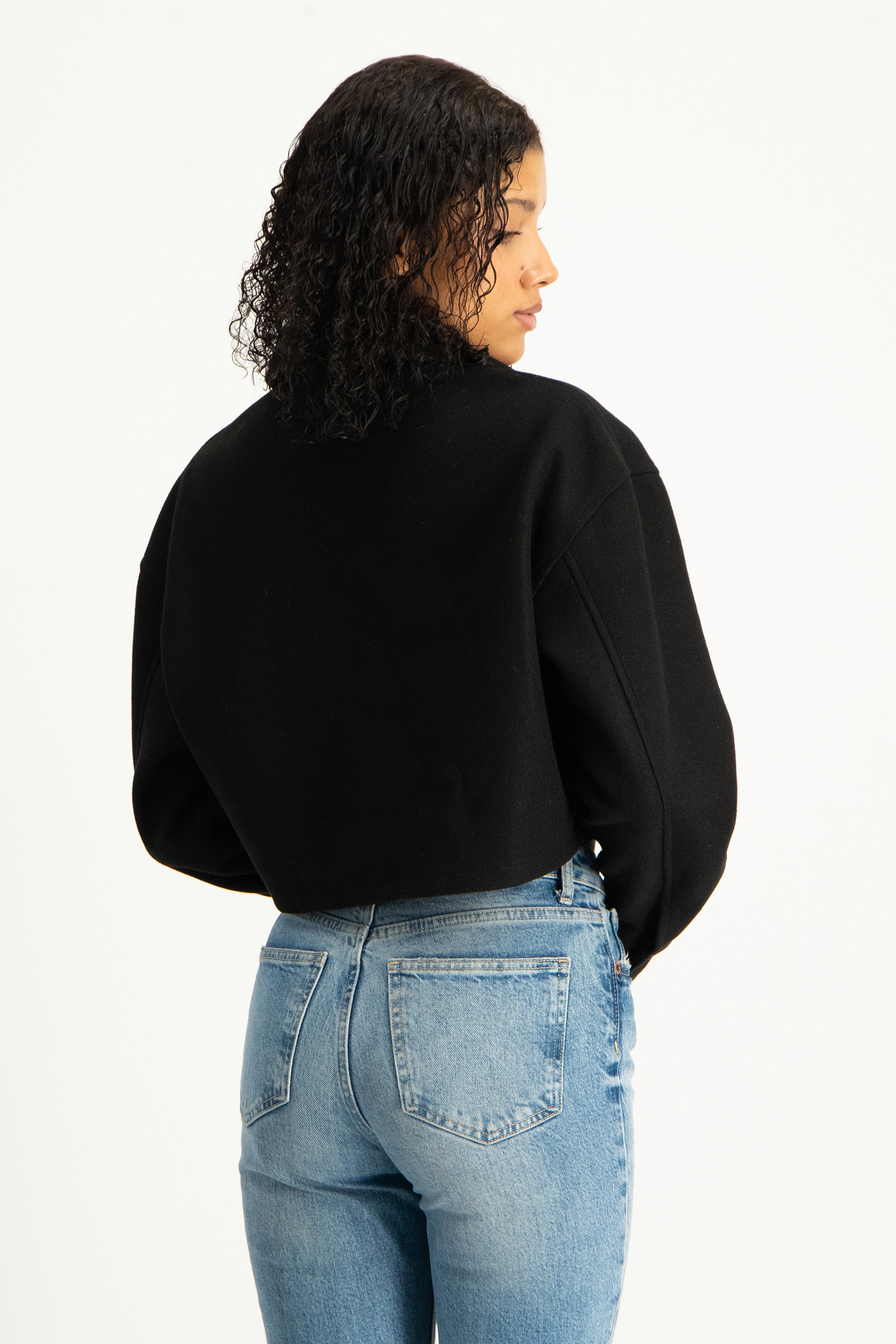 Cropped Melton Shacket – Imprecca