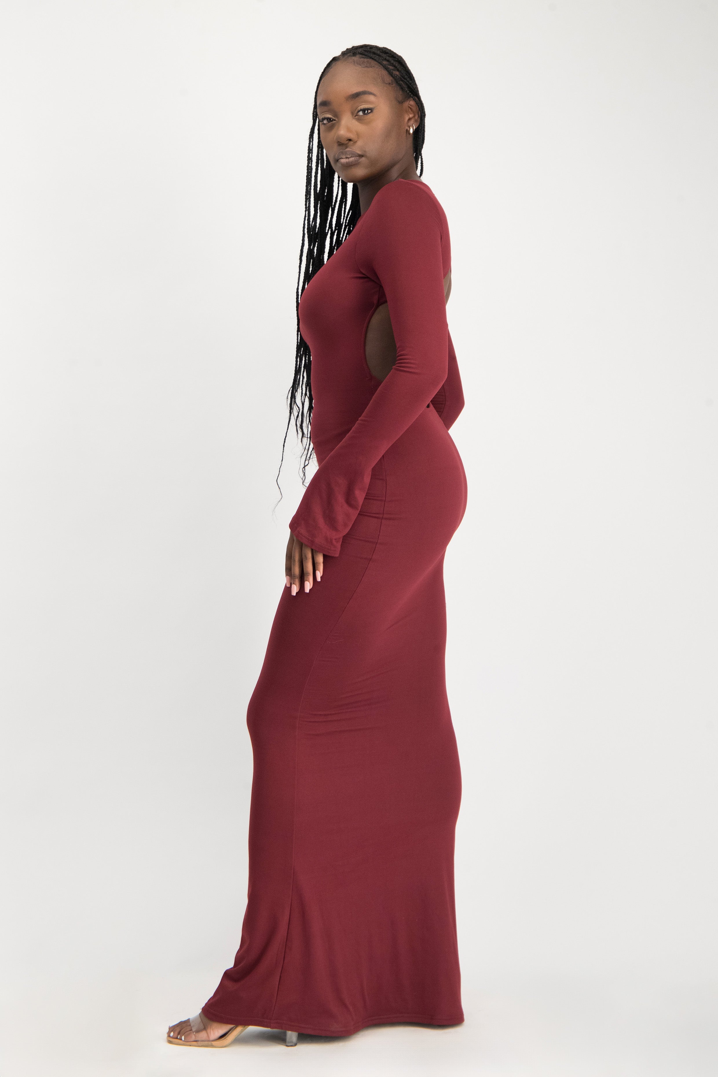 XTRA LENGTH Open Back Lounge Maxi Dress – Imprecca