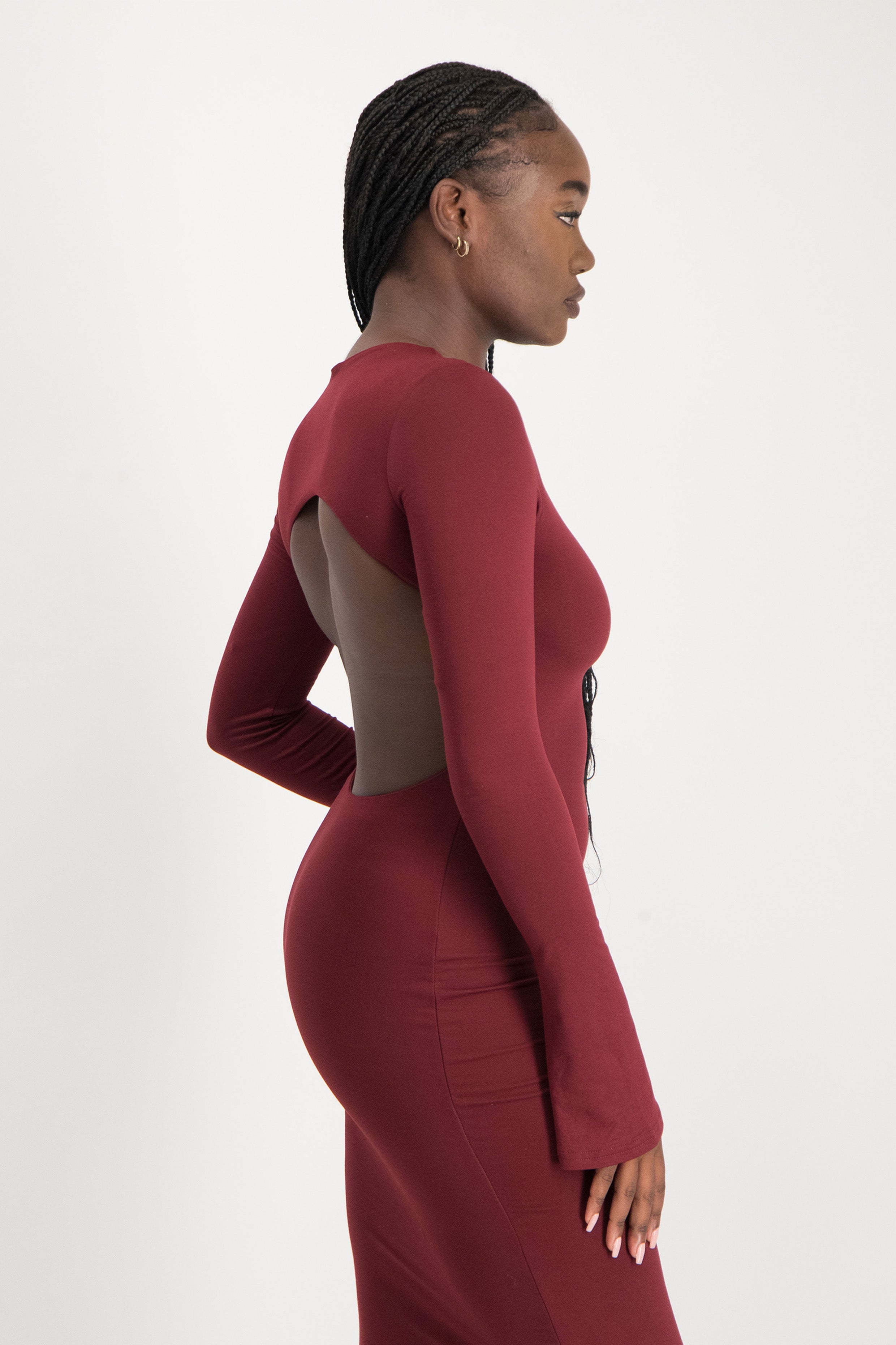 XTRA LENGTH Open Back Lounge Maxi Dress – Imprecca