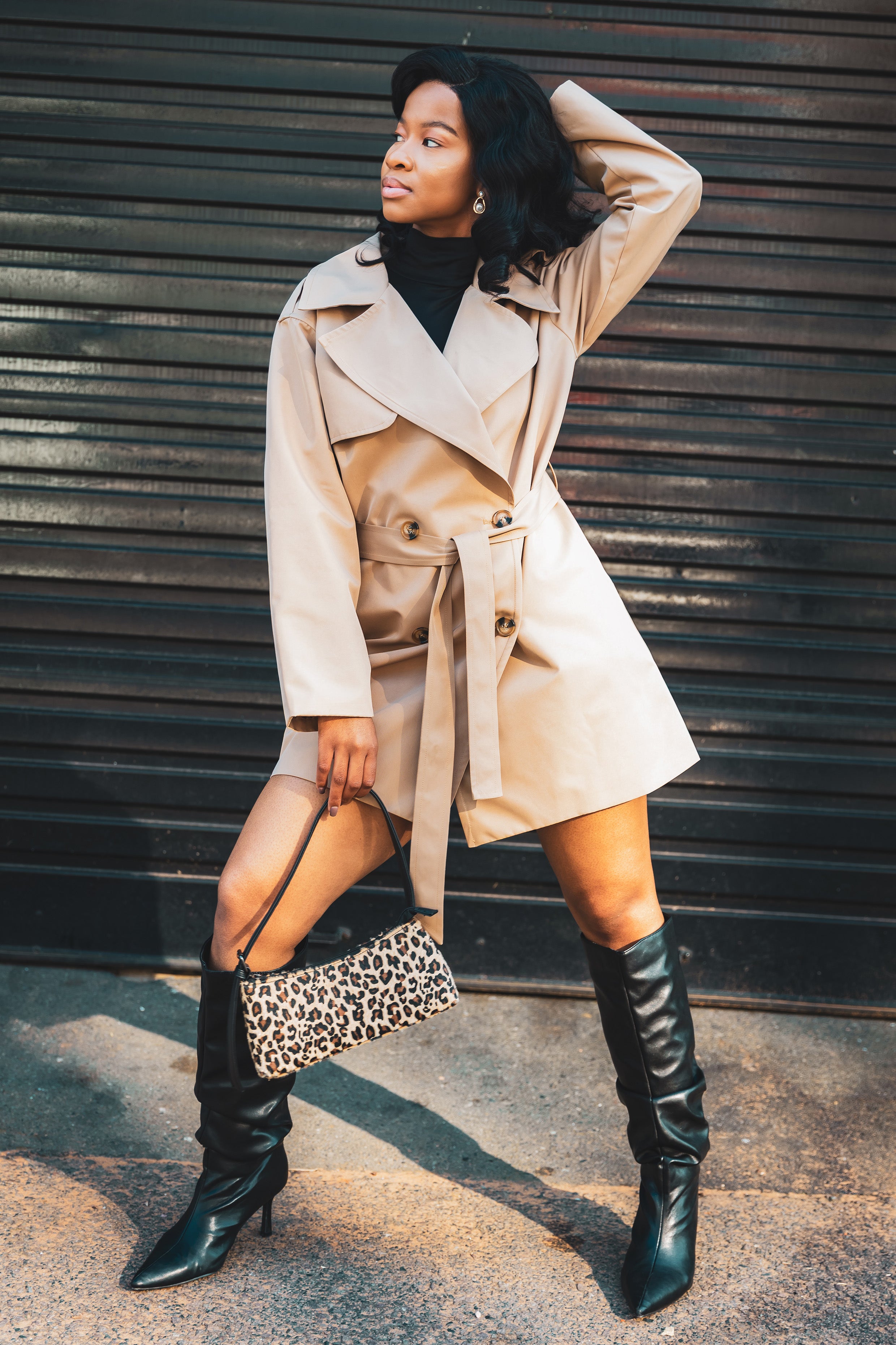 Midi Trench Coat – Imprecca